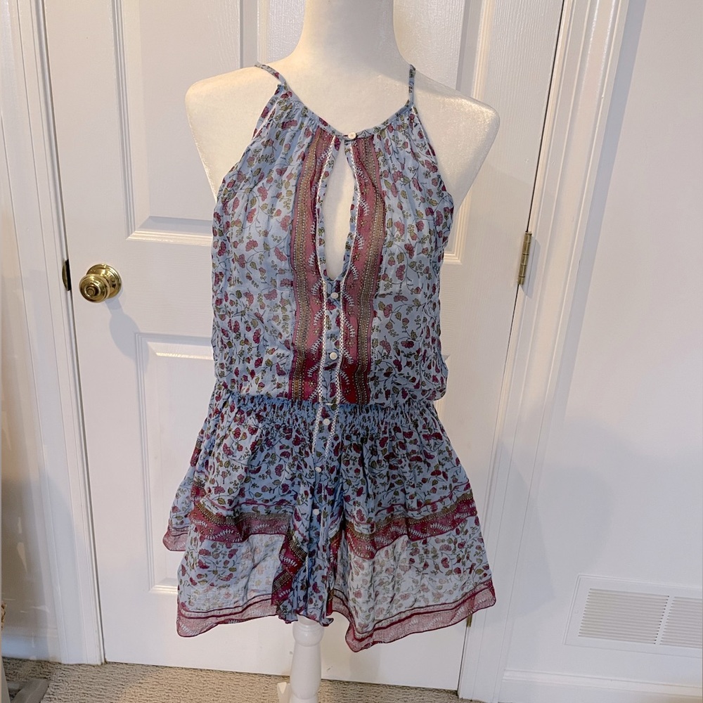 Poupette St. Barth pullover short floral dress